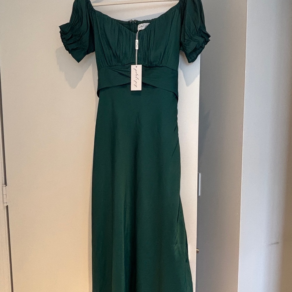 Petal & Pup Emerald Green Maxi Dress
